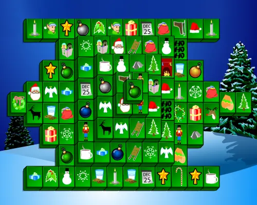 Mahjong Tuiles de Noël