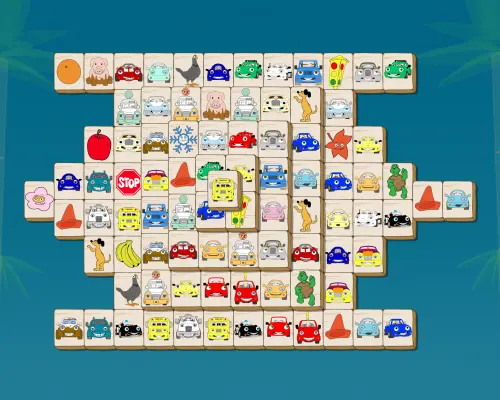 Mahjong Chevron Cars