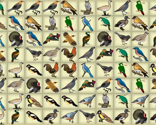 Mahjong des Oiseaux