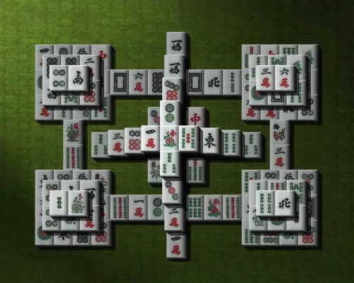 Mahjongg 3D Cinq Pyramides