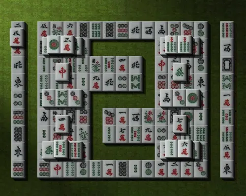 Mahjongg 3D Negative-Z