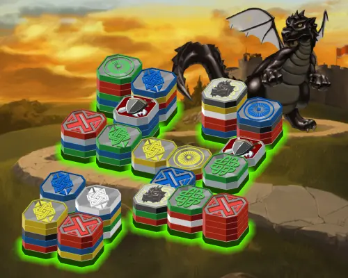 Mahjong Dragon Noir