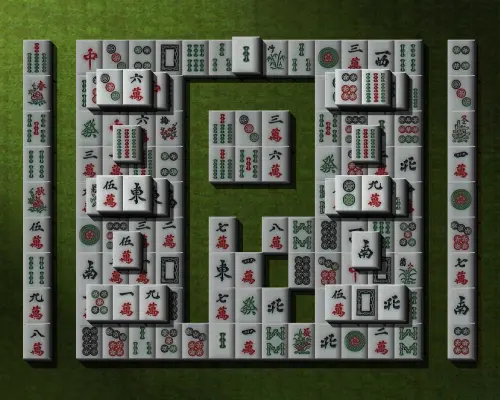 Mahjongg 3D Negative-R