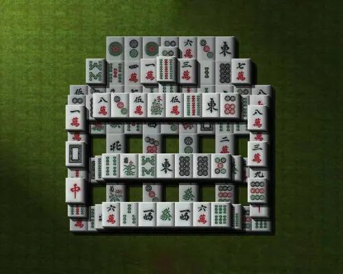 Mahjongg 3D Maison à 3 Étages