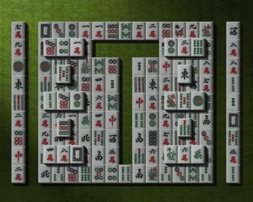 Mahjongg 3D Negative-T