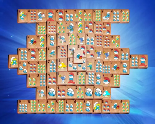 Mahjong Classique Les Schtroumpfs